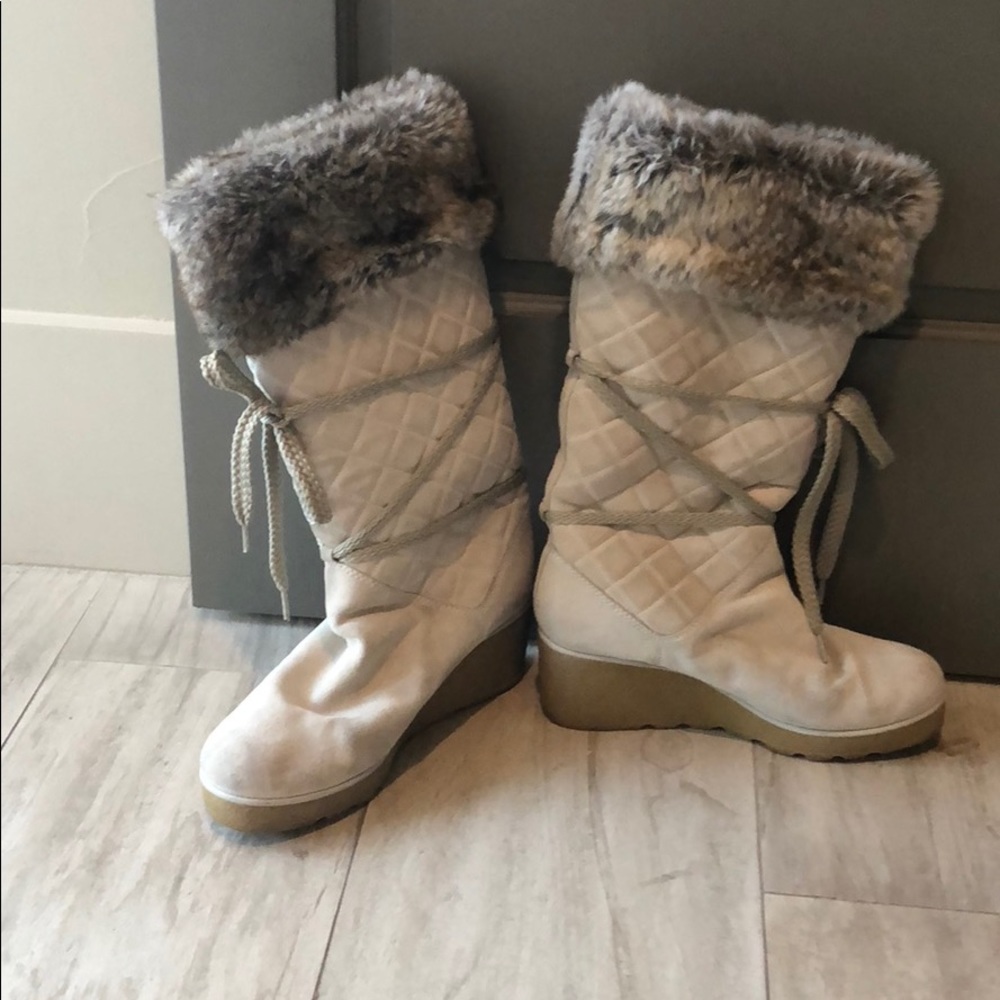 Marc Jacobs suede boot with fur
